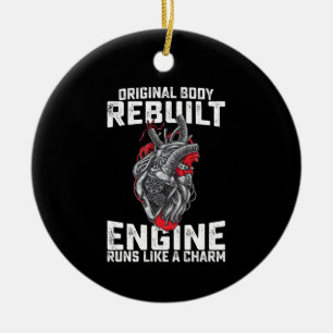 Original Body Rebuilt Engine Runs Like A Charm Ceramic Tree Decoration