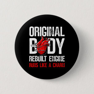 Original Body Rebuilt Engine Runs Like A Charm Hea 6 Cm Round Badge