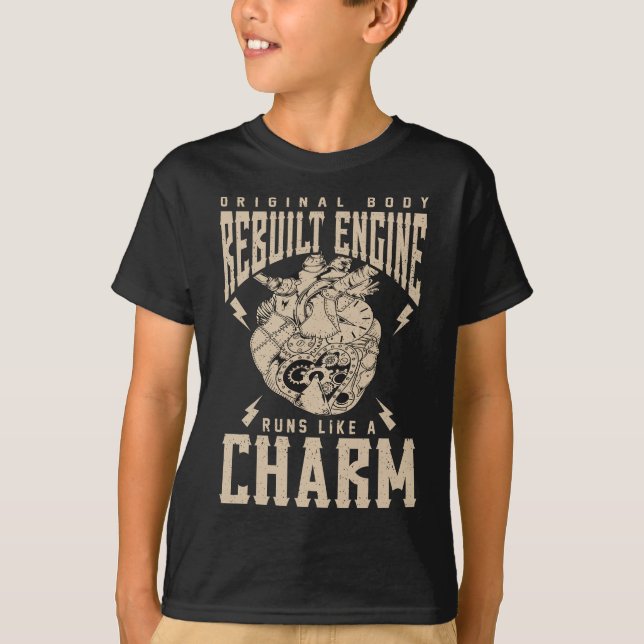 Original Body Rebuilt Engine Runs Like A Charm Ope T-Shirt (Front)