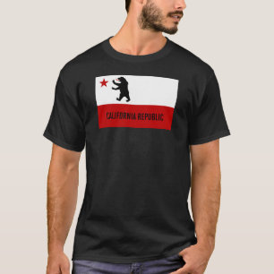 Original California Bear Flag T shirt