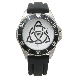 Original Celtic Triquetra Knot black icon Watch