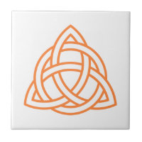 Original Celtic Triquetra Knot white icon