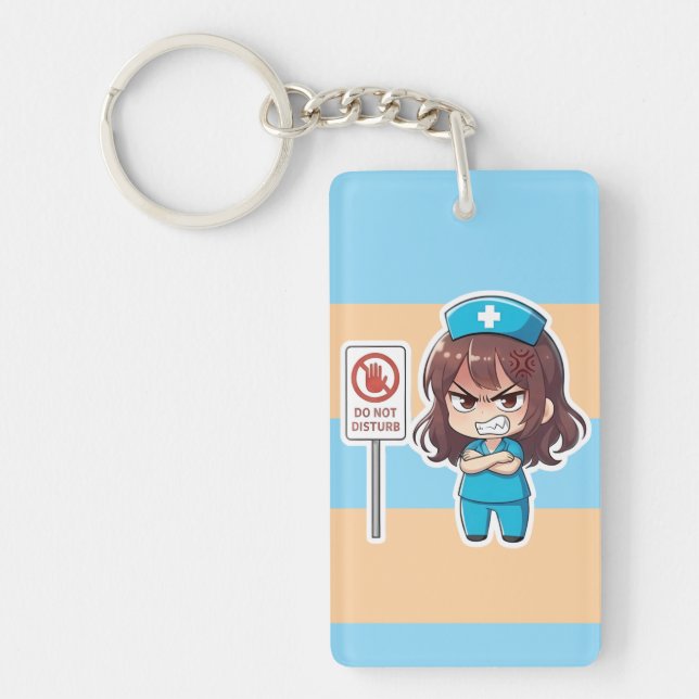 Original Chibi Nurse 2.0 - Focus Mode Key Ring (Front)