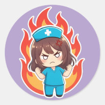 Original Chibi Nurse 3.0 - Angry