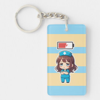 Original Chibi Nurse 3.0 - Powerless Key Ring