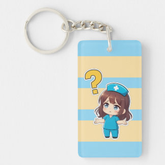 Original Chibi Nurse 3.0 - Something's Wrong Key Ring