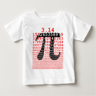 Original colours number pi day mathematical symbol baby T-Shirt