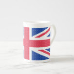 Original cross-stitch design Union Jack Bone China Mug<br><div class="desc">Original cross-stitch design Union Jack</div>