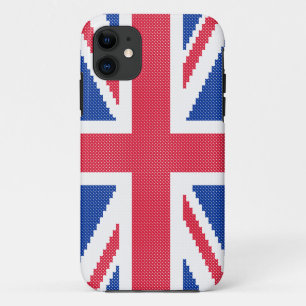 Original cross-stitch design Union Jack Case-Mate iPhone Case