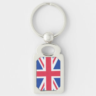 Original cross-stitch design Union Jack Key Ring