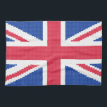Original cross-stitch design Union Jack Tea Towel<br><div class="desc">Original cross-stitch design Union Jack</div>