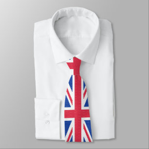 Original cross-stitch design Union Jack Tie