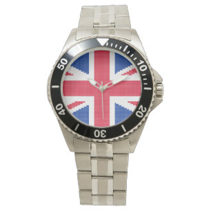 Original cross-stitch design Union Jack Watch