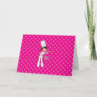 Original Culinary Chef Greeting Card Personalised