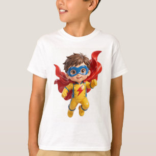 Original Cute Boy Lightning Hero 3D T-Shirt