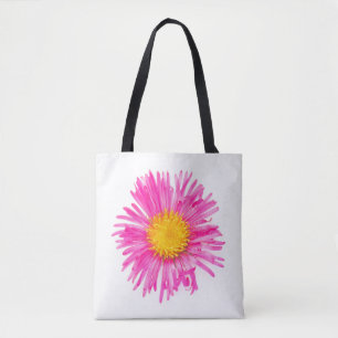 Original cute single PINK FLOWER blossom plant Tote Bag
