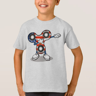 Original Dabbing Hand Spinner - American Flag Dab T-Shirt