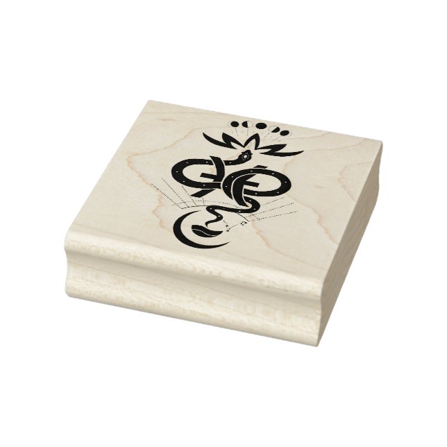 Original design for 2025 Snake printing, Pisces  Rubber Stamp (Stamp)