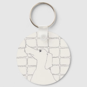 Original Dog Drawing Chinese Dog Year 2018 KeyC Key Ring