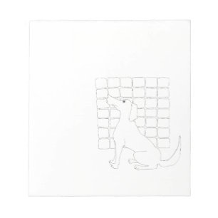 Original Dog Drawing Chinese Dog Year 2018 notepad