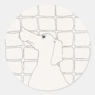 Original Dog Drawing Chinese Dog Year 2018 Sticker