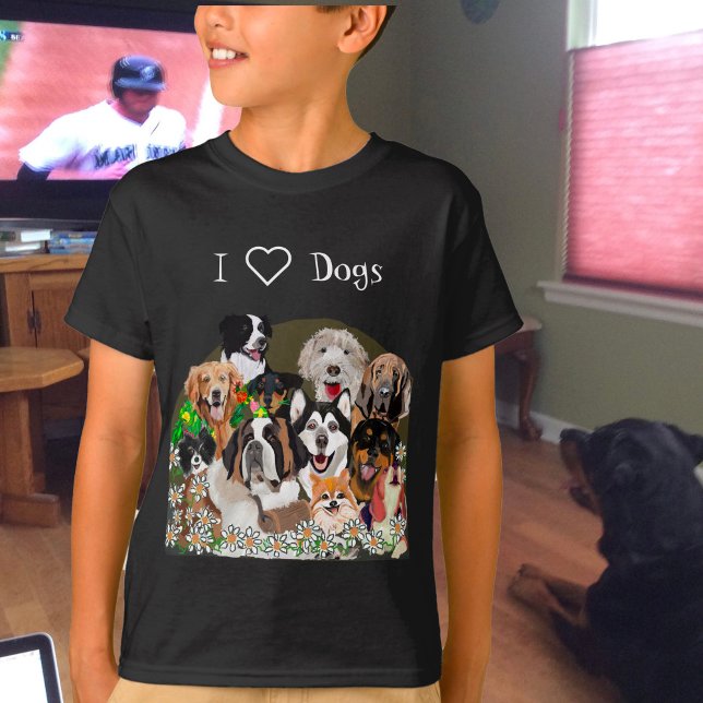Original Dogpile Cute Pets, Personalise Text T-Shirt (Creator Uploaded)