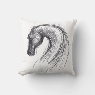 Original Drawing 1 Horse Year Zodiac Birthday P Cushion