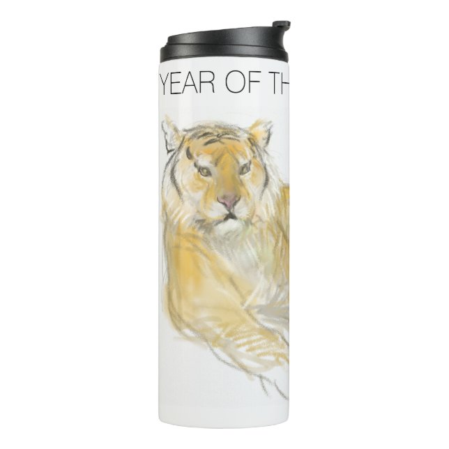 Original Drawing Chinese Tiger Year Birthday TT01 Thermal Tumbler (Rotated Left)