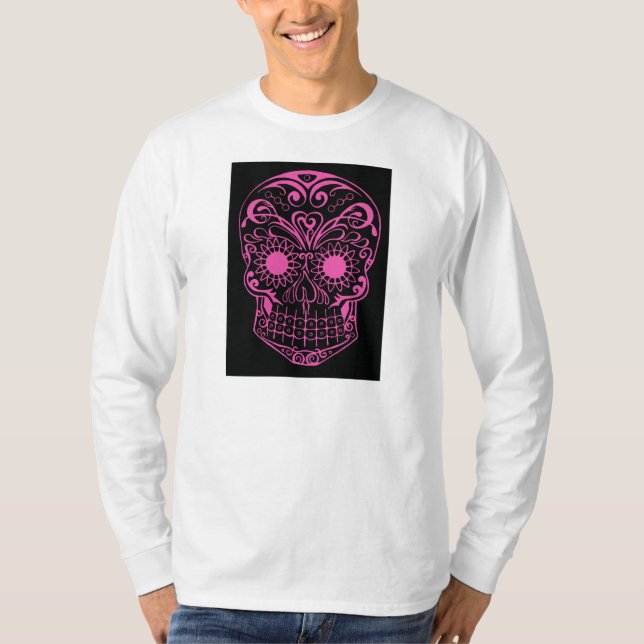 Original Drawn By Artist Sugar Skull T-Shirt (Front)