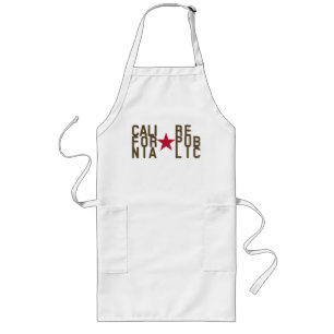 Original Fashion text design California Republic Long Apron
