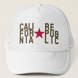 Original Fashion text design California Republic Trucker Hat