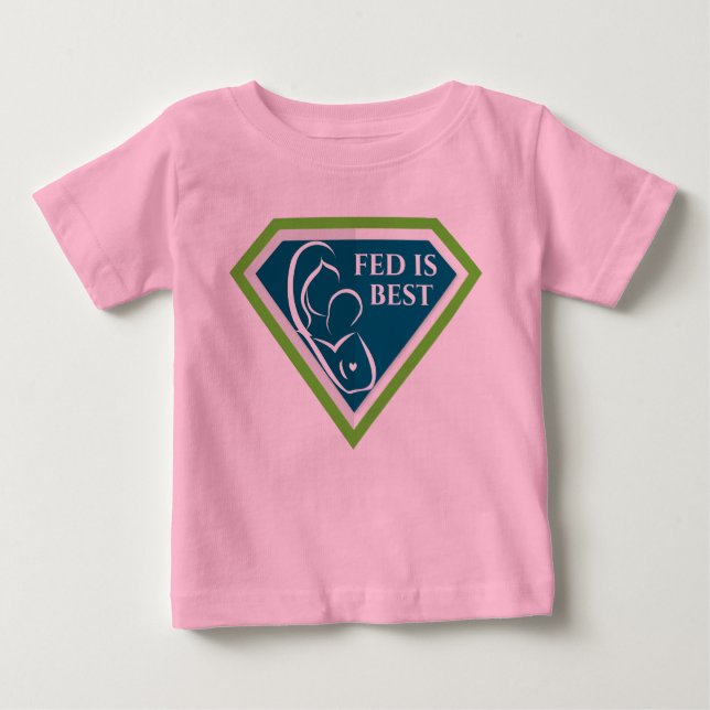 Original Fed is Best Logo Tutu Bodysuit (Front)