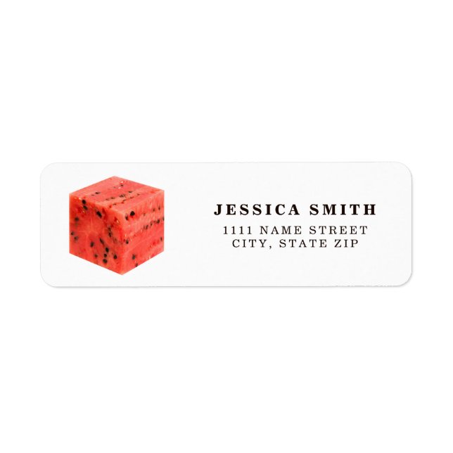 Original Fresh Sweet Red Watermelon Food Cube (Front)