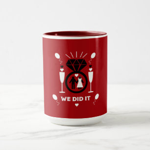Original Funny Engagement Congratulations Mug