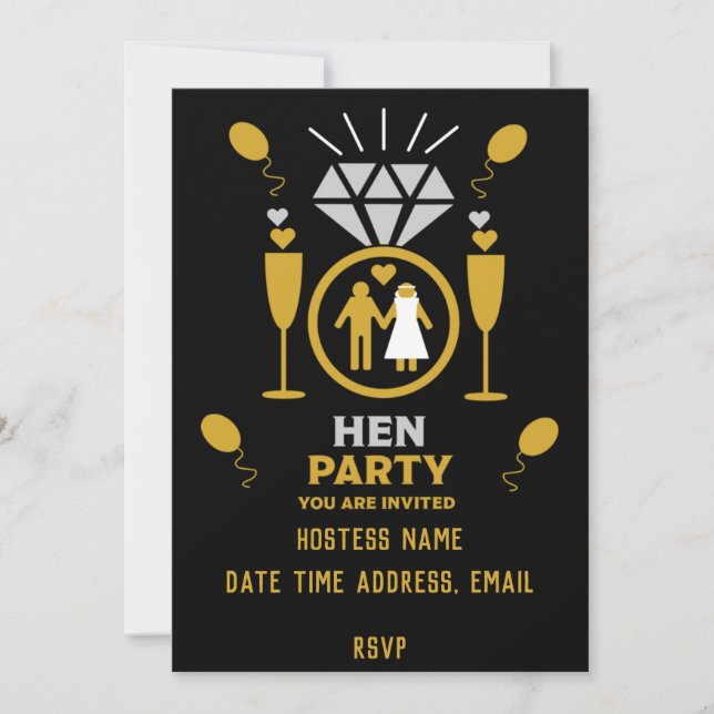 Original Funny Engagement Party Invites Postcard (Front)