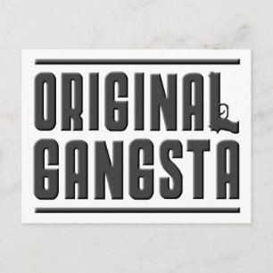 Original Gangsta Postcard