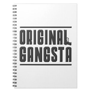 Original Gangsta Spiral Notebook