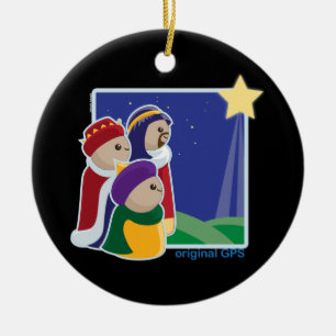 Original GPS Ceramic Tree Decoration