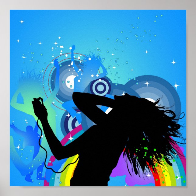 Original hip hop  retro poster (Front)