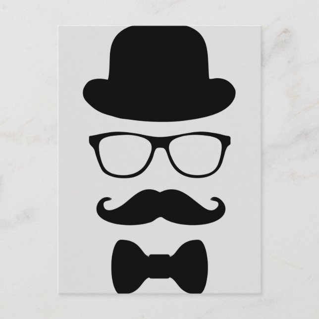 Original Hipster Postcard (Front)