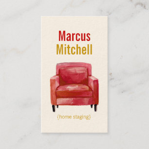 Original Illustration Home Staging Business Cards