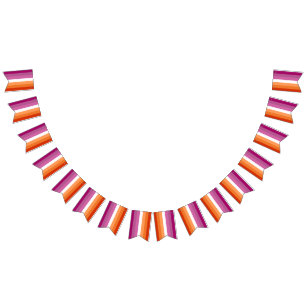 Original Lesbian Flag Assortment Garland
