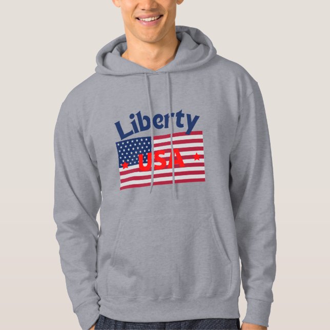 Original Liberty USA Flag true classic tees (Front)