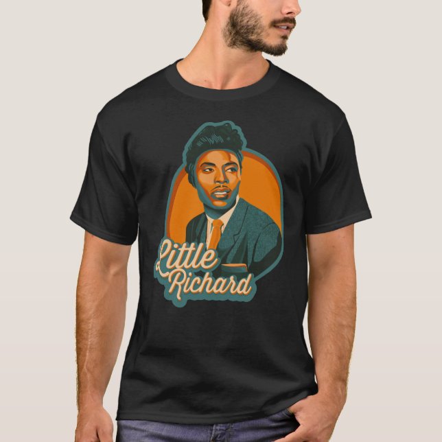Original Little Richard artistic Retro design Clas T-Shirt (Front)