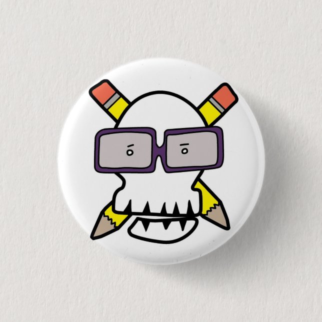 original logo tee 3 cm round badge (Front)