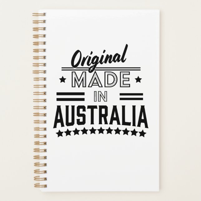 Original made in Australia Button Planner (Front)
