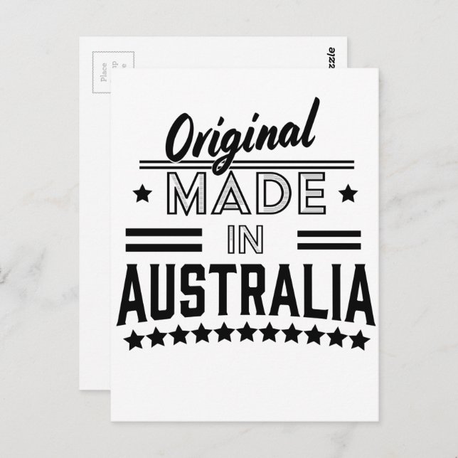 Original made in Australia Postcard (Front/Back)