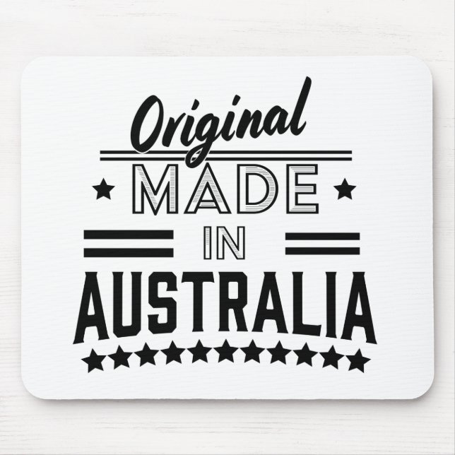 Original made in Australia Stainless Steel Water B Mouse Pad (Front)