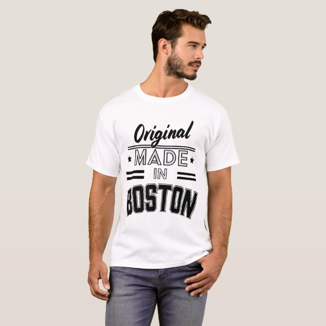Original made in Boston logo T-Shirt (Front Full)