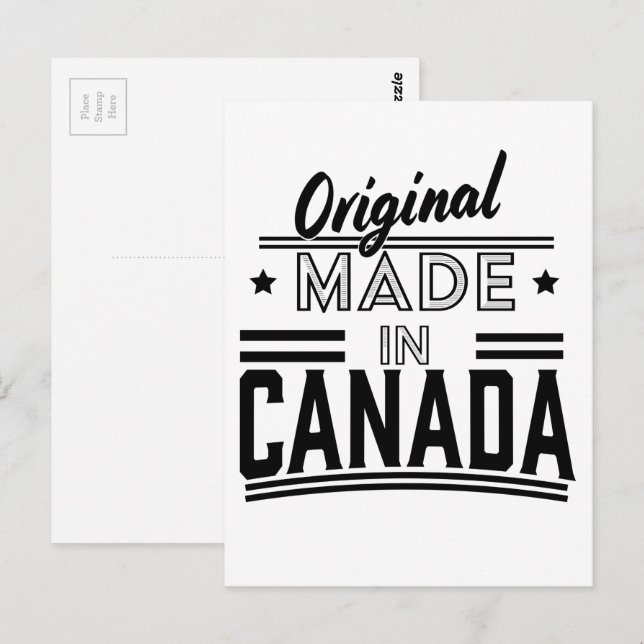 Original Made in Canada logo Postcard (Front/Back)